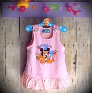 Baby girl summer dress mickey mouse